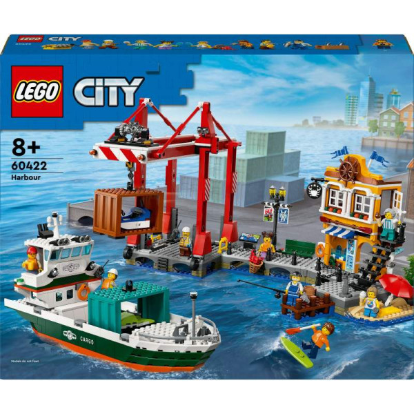 LEGO® | City  Hafen mit Frachtschiff | 60422