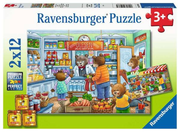 Ravensburger Puzzle |  Komm, wir gehen einkaufen | 12 Teile