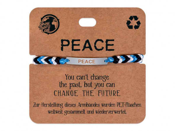 bb-Klostermann | Recycling Armband PEACE (3)