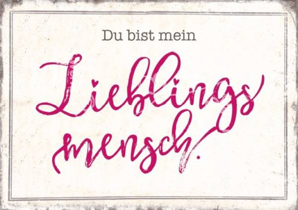 Grafik Werkstatt | Postkarte | Vintage | Lieblingsmensch