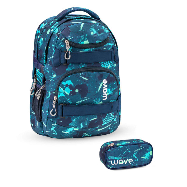 Belmil | Wave Infinity Schulrucksack Set 2 tlg. "Fantasy" | 338-72/A /16-SET1