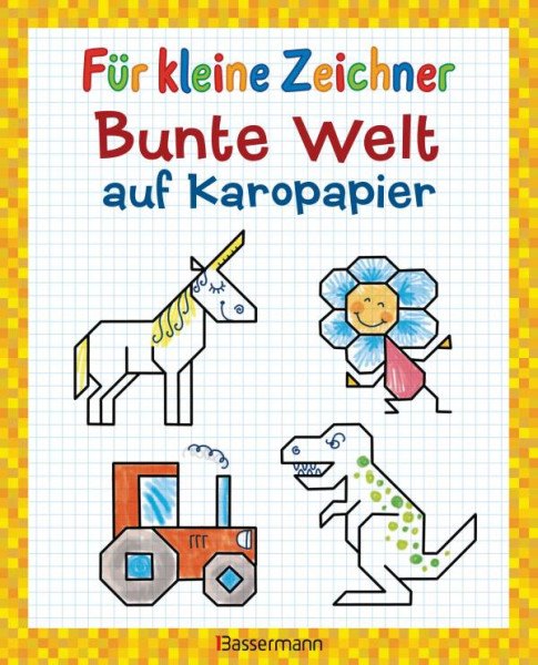 Bassermann | Für kleine Zeichner - Bunte Welt auf Karopapier