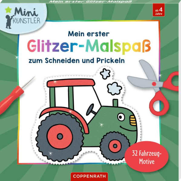 Coppenrath | Mein erster Glitzer-Malspaß zum Schneiden und Prickeln | 