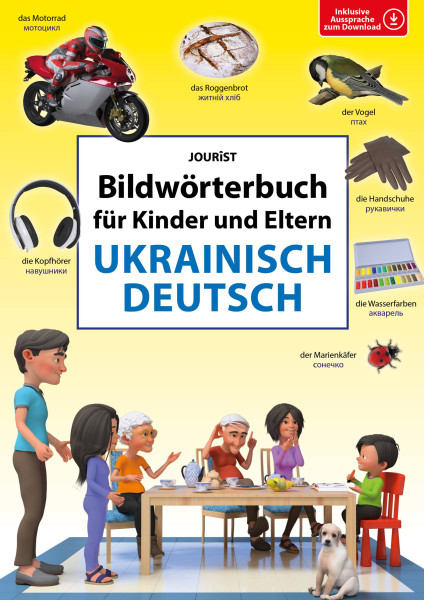 Jourist Verlags GmbH | Bildwörterbuch für Kinder und Eltern Ukrainisch-Deutsch | 