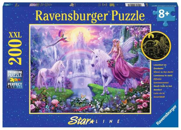 Ravensburger Puzzle | Magische Einhornnacht | 200 Teile
