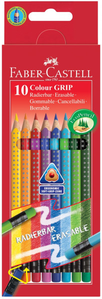 Faber-Castell | Buntstift Colour GRIP rad. 10x  Kart.etui | 116613