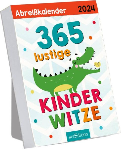 arsEdition | Abreißkalender 365 lustige Kinderwitze 2024 | 