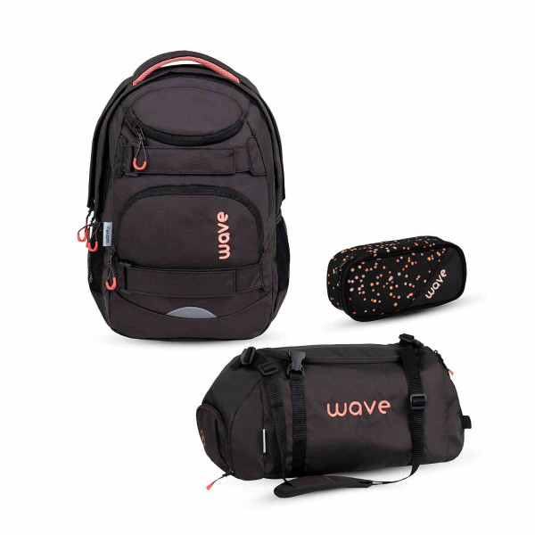 Belmil | Wave Infinity Move Schulrucksack Set 3 tlg. "Blooms" | 338-92/ASET-2/25