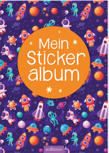 arsEdition | Mein Stickeralbum – Weltall | 