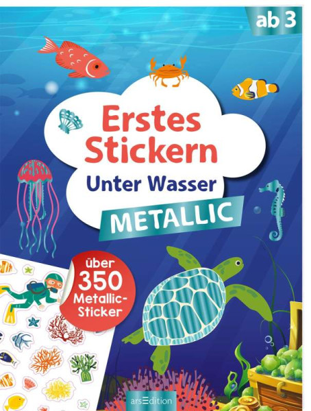 arsEdition | Erstes Stickern Metallic – Unter Wasser | 