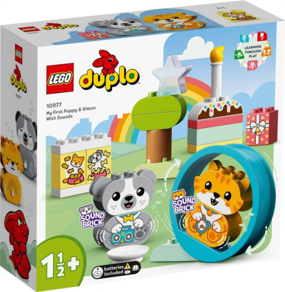 LEGO® DUPLO | Mein erstes Hündchen & Kätzchen mit Ton