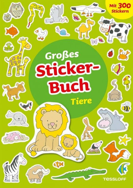 Tessloff | Großes Stickerbuch. Tiere