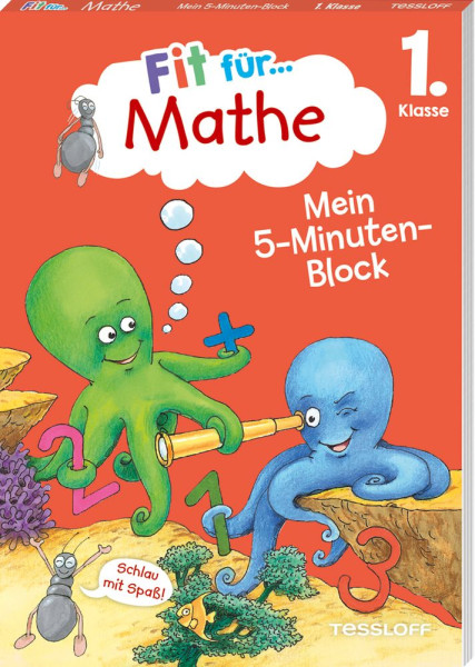 Tessloff Verlag Ragnar Tessloff GmbH & Co. KG | Fit für Mathe 1. Klasse. Mein 5-Minuten-Block | Zenker, Werner