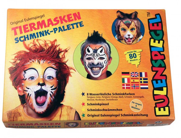 Tiermasken Schmink-Palette | 208038