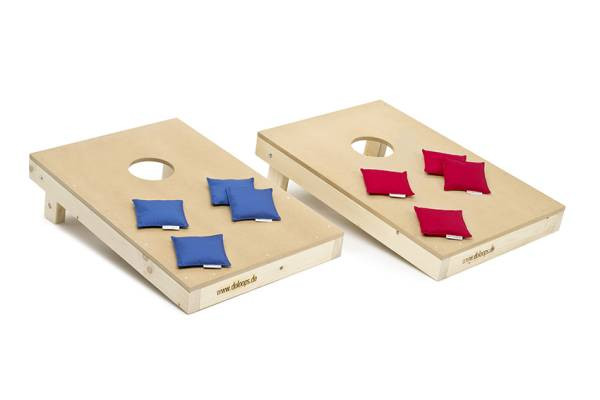 doloops | Original Cornhole Spielset | 2 Boards 8 Bags | Cornhole Turnierset