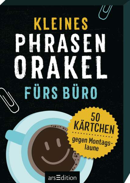 arsEdition | Kleines Phrasenorakel fürs Büro. 50 Kärtchen gegen Montagslaune