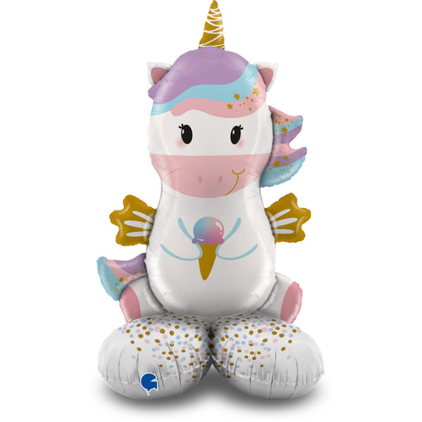 Karaloon | Folienballon | Standup Einhorn | 112 cm