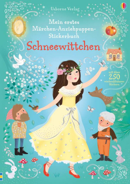 Usborne | Mein erstes Märchen-Anziehpuppen-Stickerbuch: Schneewittchen