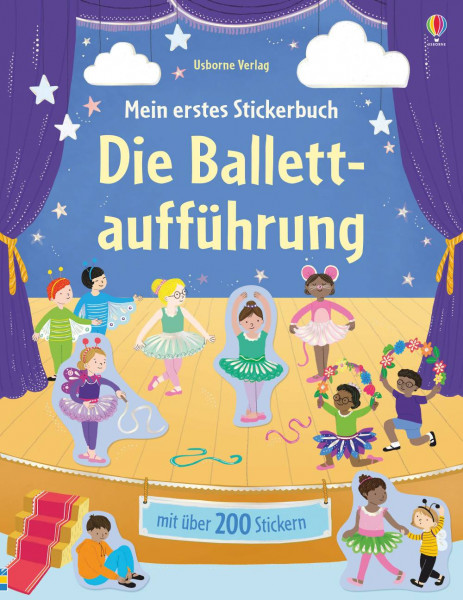 Usborne | Mein erstes Stickerbuch: Die Ballettaufführung