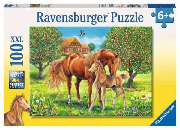 Ravensburger | Pferdeglück auf der Wiese | 100 XXL Teile