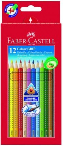 Faber-Castell: Farbstift COLOUR GRIP 2001 12-tlg.