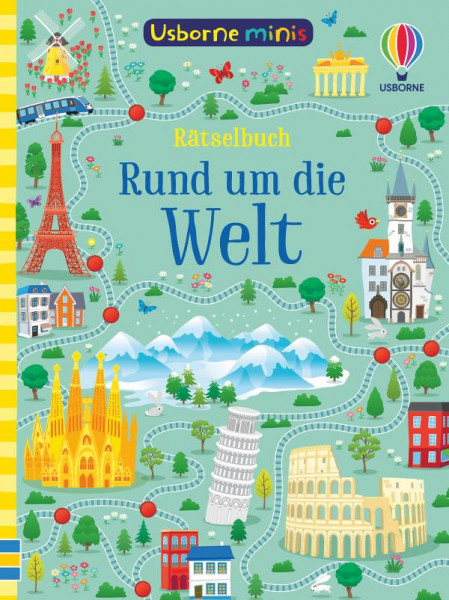 Usborne | Usborne Minis - Rätselbuch: Rund um die Welt