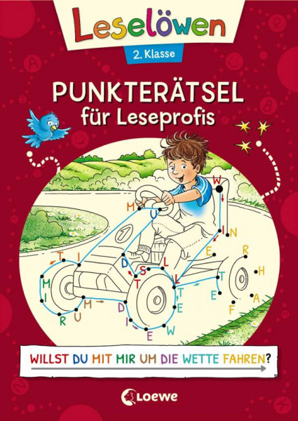 Loewe | Leselöwen Punkterätsel für Leseprofis - 2. Klasse (Rot)