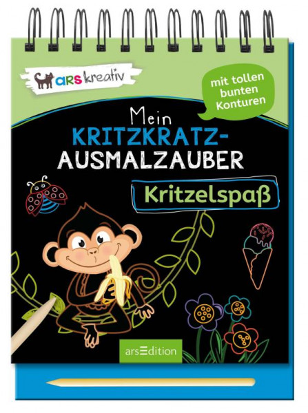 arsEdition | Mein Kritzkratz-Ausmalzauber Kritzelspaß