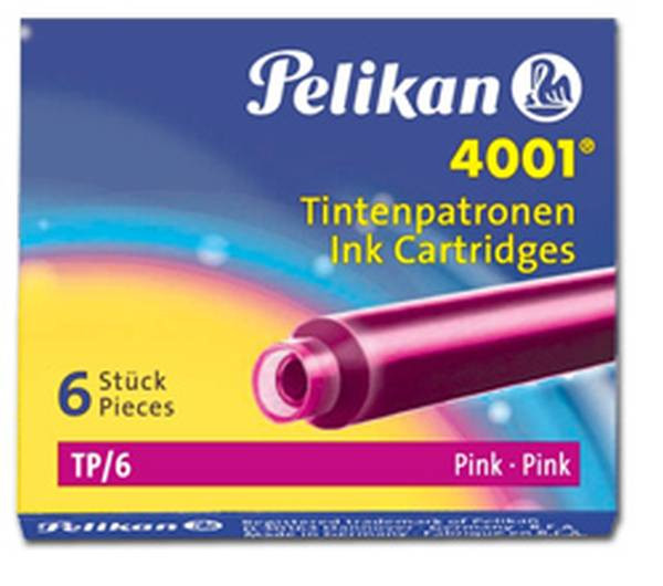 Pelikan | Tintenpatronen 4001 Pink TP/6 | 321075