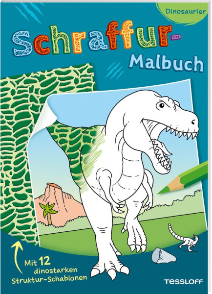 Tessloff Verlag Ragnar Tessloff GmbH & Co. KG | Schraffur-Malbuch. Dinosaurier