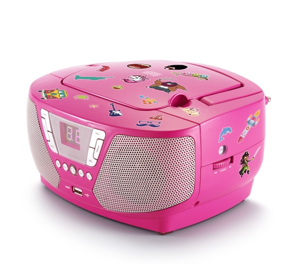 Bigben Interactive | Tragbares CD/Radio - Kids pink | AU364460
