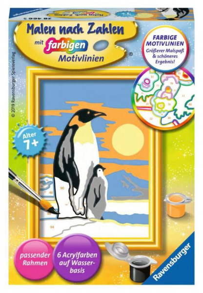 Ravensburger | Malen nach Zahlen | Süße Pinguine
