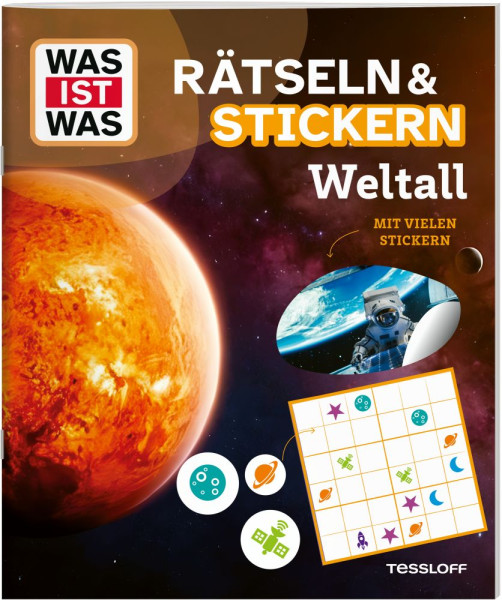 Tessloff Verlag Ragnar Tessloff GmbH & Co. KG | WAS IST WAS Rätseln und Stickern: Weltall | 