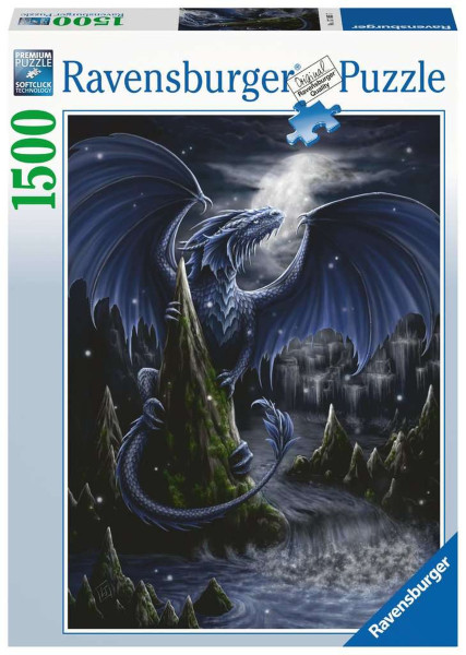 Ravensburger | Der Schwarzblaue Drache | 1500 Teile