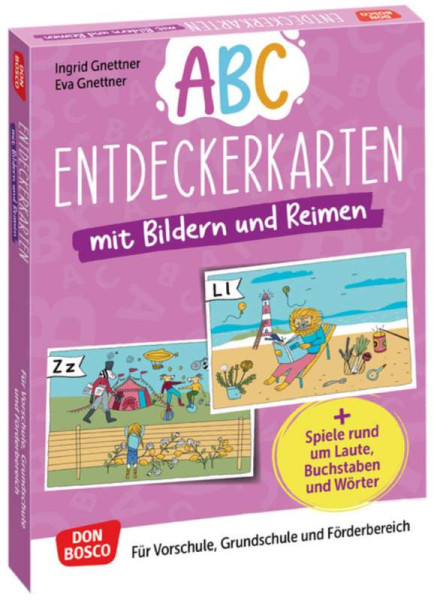 Don Bosco Medien | Abc-Entdeckerkarten mit Bildern und Reimen | Gnettner, Ingrid
