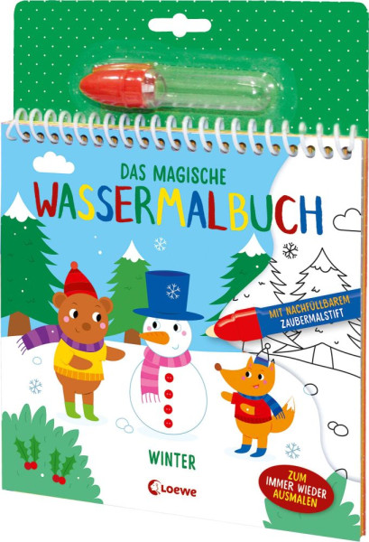 Loewe | Das magische Wassermalbuch - Winter | 