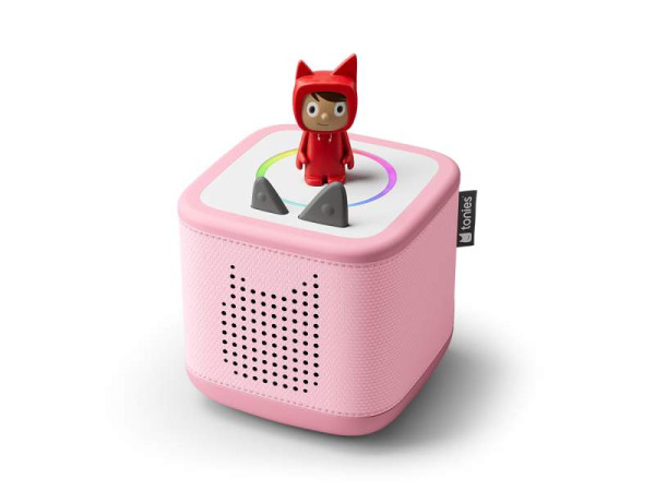 Tonies | Toniebox 2 Rosa Starter Set Kreativ-Tonie Rot | 11002430
