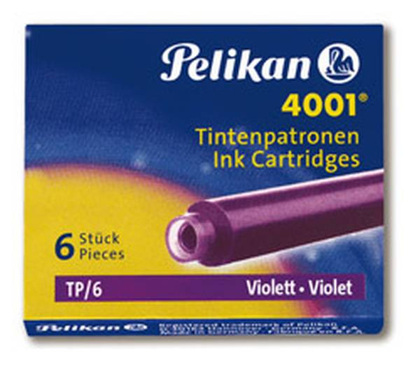 Pelikan | Tintenpatronen 4001 Violett TP/6 | 301697