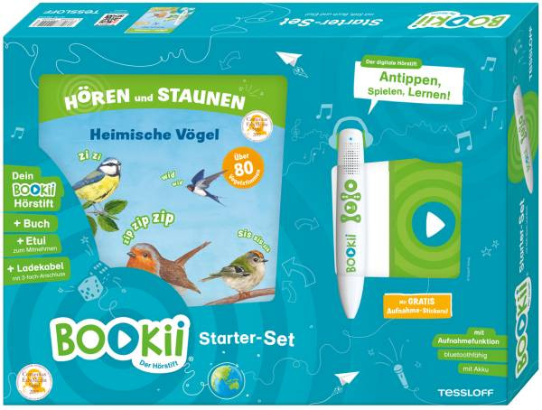 Tessloff | BOOKii® Starter-Set. Hören und Staunen Heimische Vögel