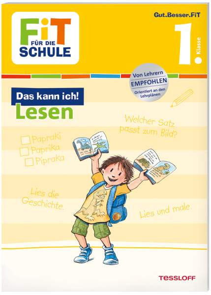 Tessloff Verlag Ragnar Tessloff GmbH & Co. KG | FiT FÜR DIE SCHULE. Das kann ich! Lesen 1. Klasse | Tonte, Andrea