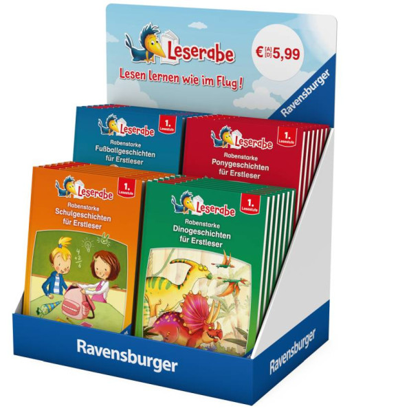 Ravensburger Verlag GmbH | Verkaufs-Kassette "Leserabe Sonderausgaben F23" | 