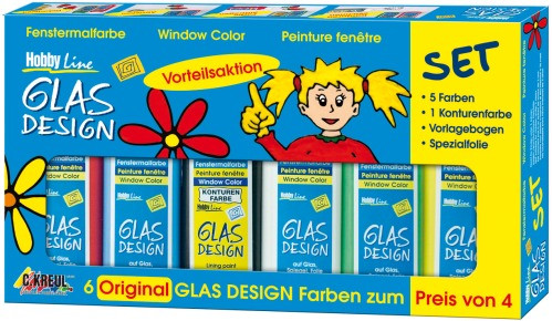Kreul | Window Color Glas Design Aktions-Set | 42847