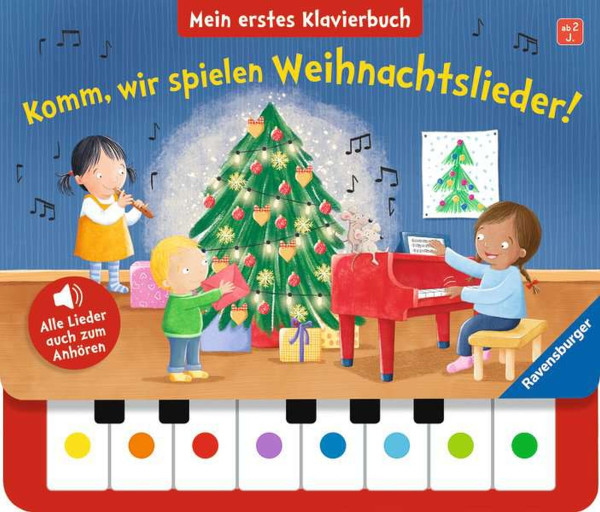 Ravensburger | Komm, wir spielen Weihnachtslieder! Mein erstes Klavierbuch