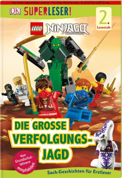 Dorling Kindersley | SUPERLESER! LEGO NINJAGO Verfolgungsjagd | 467/03646