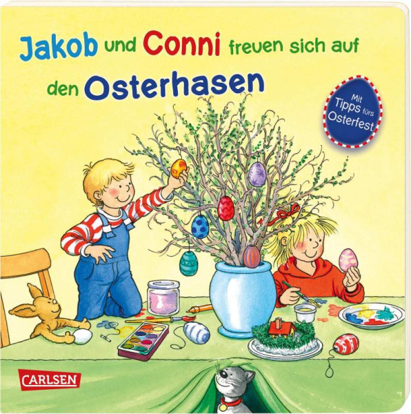 Carlsen | Jakob und Conni freuen sich auf den Osterhasen | Grimm, Sandra