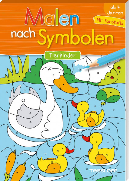 Tessloff Verlag Ragnar Tessloff GmbH & Co. KG | Malen nach Symbolen. Tierkinder. Mit ausklappbarer F