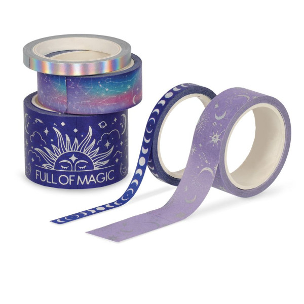 Legami | SET OF 5 PAPER STICKY TAPES - TAPE BY TAPE - MAGIC | TAP0010