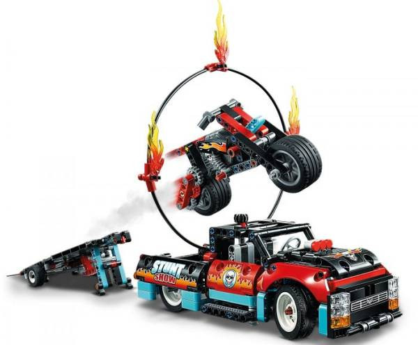 Lego Technic | Stunt-Show mit Truck und Motorra | 42106