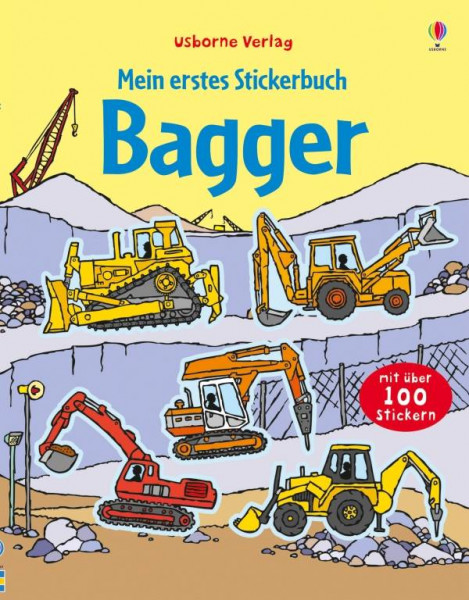 dtv | Mein erstes Stickerbuch Bagger | 790687
