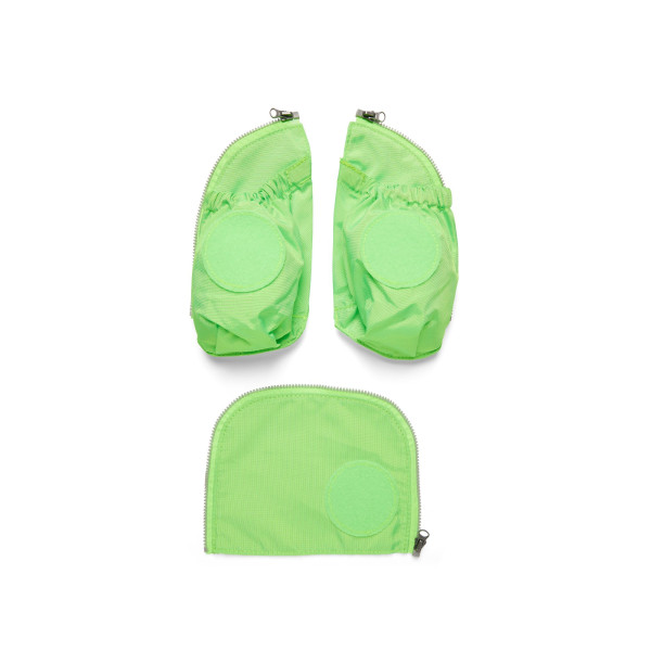ergobag | Fluo Seitentaschen Zip-Set | Grün